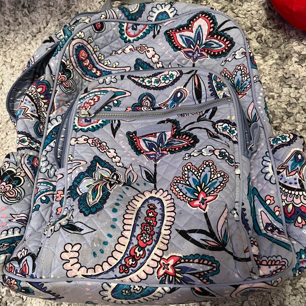 Purple Paisley Vera Bradley Backpack